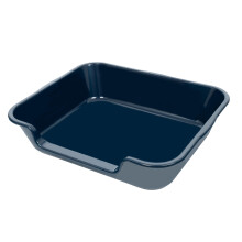 Ying Tutu 1 pak extra grote kattenbak (ABS-materiaal) Senior kattenbak met lage instap voor geriatrische katten Grote katten Jumbo huisdierveilig