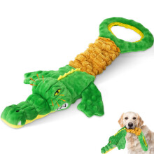 Eneston Large Dog Toys Pehmoinen vinkuva koiralelu ryppypaperilla ja köydenvetokahvalla interaktiiviset koiranpentulelut pienille keskikokoisille ja