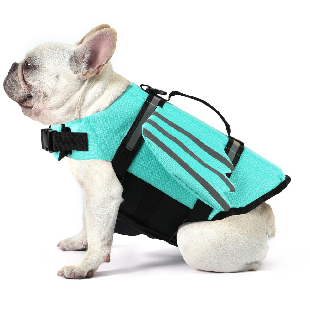 Petglad Hundeschwimmweste Mit Flgeln, Schwimmweste Fr Hunde Mit Schwimmkrper Und Rettungsgriff Fr Kleine, Mittelgroe Und Groe Hunde, Verste-image