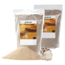JFWOD Areia de banho de hamster 15,4 lb Areia do deserto livre de poeira ou areia de maca para hamster chinchilas Gerbil ratos srios pequenos an