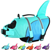 Doglay Tubaro Co Colete Salva-vidas com Coletes Ajustveis ????para Natao Barco Ripstop Colete de Flutuao para Animais de Estimao para C