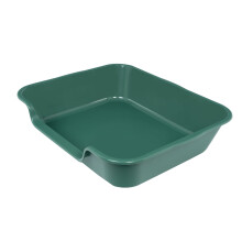 Ying Tutu 1 pak extra grote kattenbak (ABS-materiaal) Senior kattenbak met lage instap voor geriatrische katten Grote katten Jumbo huisdierveilig