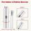 RUZAR 8ml Perfume Atomizer 3 pcs Perfume Travel Refillable Bottle  Empty Cologne Travel Bottle  Atomizer Sprayer For Perfume 4