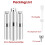 RUZAR 8ml Perfume Atomizer 3 pcs Perfume Travel Refillable Bottle  Empty Cologne Travel Bottle  Atomizer Sprayer For Perfume 2