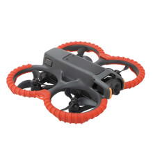 FSIDIWT AVATA 2 PROTECTORE A PROPRIET PROSSIBILE ANTI-COLLISION PROP BUSCER SILICONE COPERTIVO DEL SILICO ANELLO PER ACCESSORI DJI AVATA 2 (ROSSO)