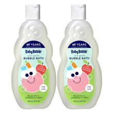 Mr. Bubble Baby Bubble Baño Espumoso Ultra Suave, Aroma Nubes de Violeta, 16 oz., Paquete de 2