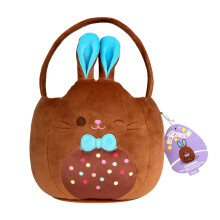 Squishmallows 12in Lancelot de Chocolade Konijn Paasei Mand - Ultrasoft Officiële Jazwares Knuffel