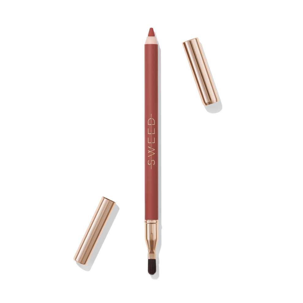Sweed - Lip Liner Pencil | Color-Rich Smudge + Feathering-Free | Jojoba Seed Oil To Moisturize + Nourish | Vegan Cruelty-Free Clean Beauty (Rose Th
