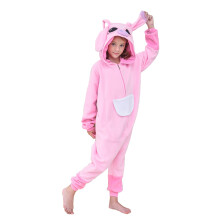 Cuteplush Kids Animal Onesie Pyjamas Halloween Cosplay Kostume 6 Years Pink
