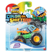 Camion di mostri hot wheels cambi di colore piran-ahhh 2024