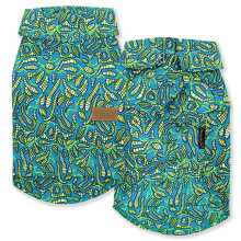 Parisian Pet Stilvolles Hundeshirt  Tribal Camp Beach Outfit  100 % Baumwolle, Sommerkleidung fr Hunde  Atmungsaktive und coole Haustierkleid