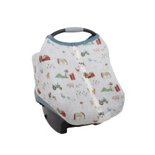 Piccolo baldacchino di sedili auto traspiranti unica | Copertura di chiusura magnetica e adattamento universale | Protezione e privacy per il bambino