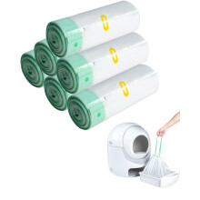 120 Stck Katzentoiletteneinlagen fr automatische Katzentoilette und Litter-Robot 4/3, strapazierfhig, extra dick, Economy-Gropackung