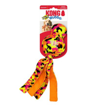 KONG Wubba Ballistic High-Viz Bright Colors High Visibility Squeaky Dog Toy  Large