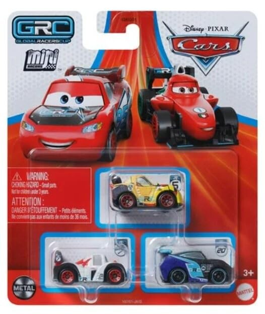 Disney Cars Mini Racers 3 Pack (GRC Racers 2 Shu Todoroki Miguel Camino ...