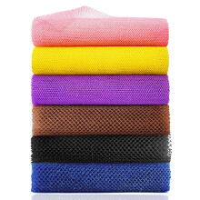 ROTOPATA 6 Pieces African Exfoliating Net Sponge 33 inch Long Bathing Sponge Shower Body Scrubber Net for Back Skin Smoother Daily Use (Black/Blue/B