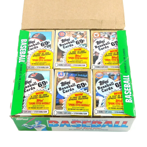 1987 Topps Baseball-Karten-Cellobox 1