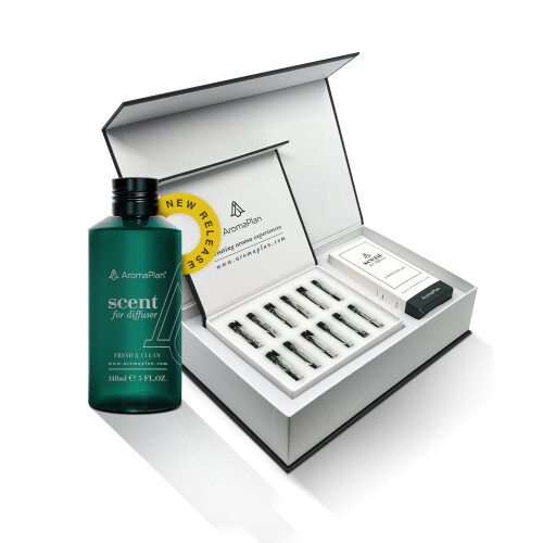 Aromaplan Hotel Scents Fresh & Clean 5 Fl Oz (148ml) & Sample Set with ...