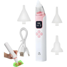 (Pink) Gem Painting Pen, Art Painting ballpen, Automatic Suction Craft Tool, 3 Adjustable Pickup Modes, Easy Grip Design, Pink Blue Green, Ideal