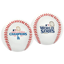 Rawlings | Offizieller World Series Champions 2024 Los Angeles Dodgers | WS Champs Ball | Wei   e Vinyl Champions
