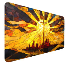 MTG-Matte, 61 x 35,6 cm, MTG-Spielmatten, genhte Kanten fr MTG-TCG-Sammelkarten, glatte Gummioberflche, rutschfestes Mauspad mit Aufbewahrungstasc