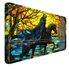 MTG-Matte, 61 x 35,6 cm, MTG-Spielmatten, genhte Kanten fr MTG-TCG-Sammelkarten, glatte Gummioberflche, rutschfestes Mauspad mit Aufbewahrungstasc