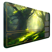 MTG-Matte, 61 x 35,6 cm, MTG-Spielmatten, genhte Kanten fr MTG-TCG-Sammelkarten, glatte Gummioberflche, rutschfestes Mauspad mit Aufbewahrungstasc