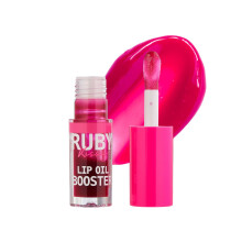 Ruby Kisses Lip Oil Booster, feuchtigkeitsspendender Lipgloss mit nhrender natrlicher lmischung, Jumbo-Zauberstab fr einfache Anwendung, nicht kl