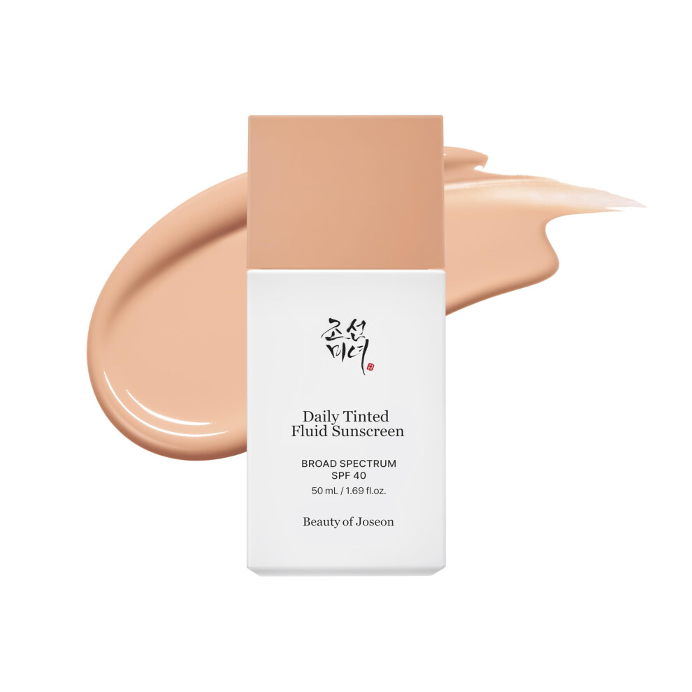 Beauty Of Joseon Daily Tinted Fluid Sunscreen 12 Shades For Face Moisturizing Broad Spectrum Spf 40 Korean Skincare 50Ml 1.69 Fl.oz #Lp110