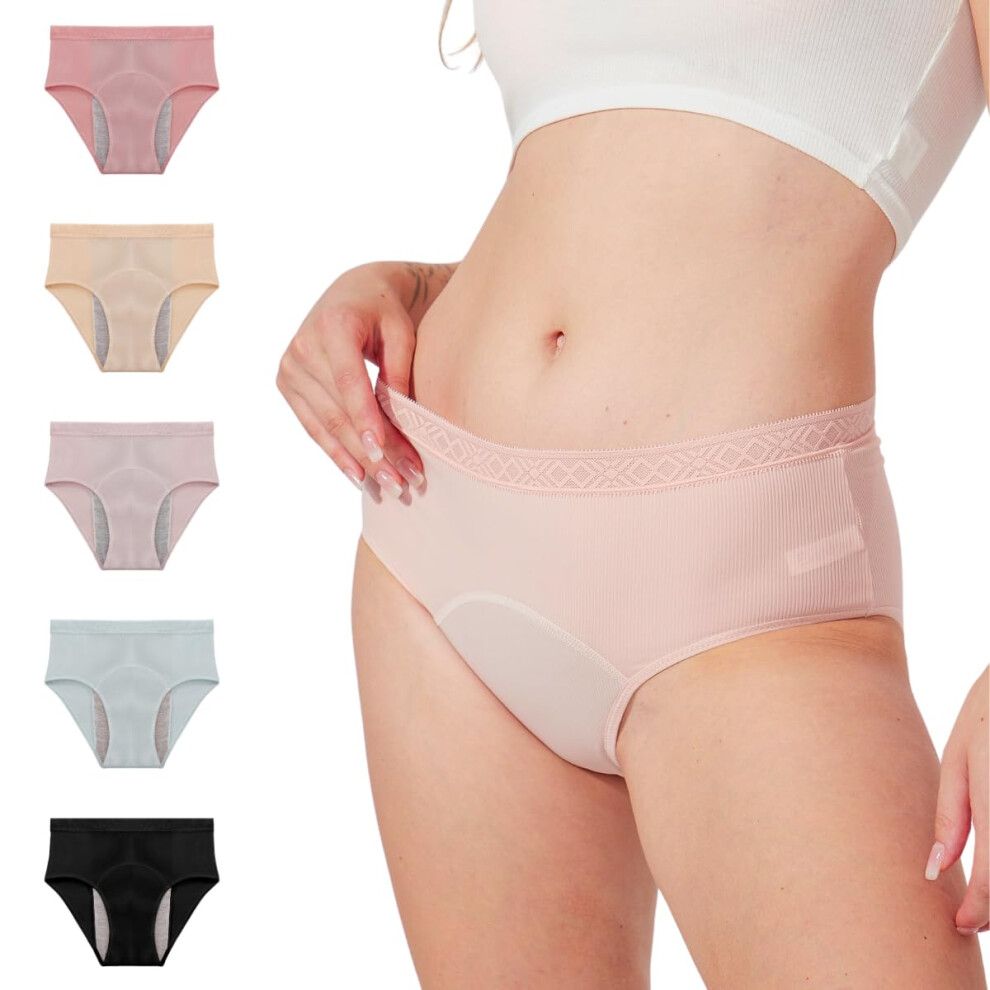 Everdries Washable & Reusable Incontinence Underwear For Women Over 60 - Leakproof Discreet Absorbent Machine-Washable Panties (Hipster Xxs Pack