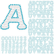 Towfed 107 ks 4 archy perlov samolepky 3 archy A-Z trpytiv kamnkov dopisn nlepky a 1 arch 0-9 trpytivch cselnch nlepek Bling Crystal Alphab