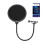 HORNO Professional Microphone Filter Screen-Mic Pop Blocker Mask Shield Screen with Flexible Gooseneck Mount 1