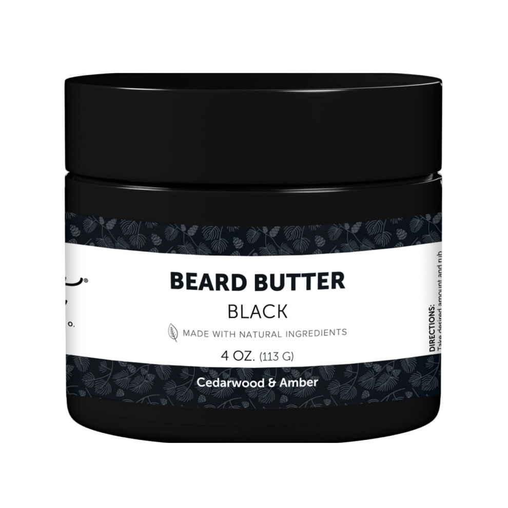Detroit Grooming Co. Black Beard Butter For Men | Softens Thickens & Hydrates With Safflower Oil & Shea Butter | Scent 4Oz