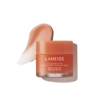 LANEIGE Mascarilla para dormir de labios Tι helado de melocotσn: Nutre hidrata vitamina C Murumuru y manteca de karitι Antioxidantes Labios secos