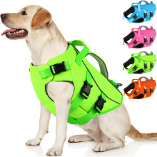 Colete salva-vidas Dogcheer para ces com ala de resgate dupla Arns reflexivo para ces Colete salva-vidas para natao, passeios de barco Jaqu