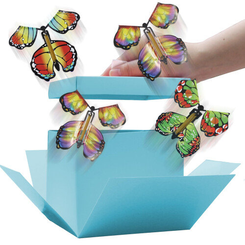 WUEURU Butterfly Explosion Gift Box Flying Butterfly Surprise Gift Box ...