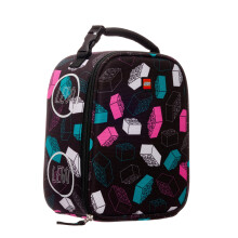 LEGO Kids Heritage Classic Lancheira isolada macia e reutilizvel Recipiente de refeio para meninos e meninas Perfeito para escola ou viagem A