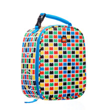 LEGO Kids Classic Heritage Lancheira isolada macia e reutilizvel Recipiente de refeio para meninos e meninas Perfeito para escola ou viagem Sa