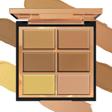FV Professional 6-Farben-Korrektur-Concealer-Palette  Volldeckende Cremeformel fr Augenringe, Rtungen und Aknenarben | Wasserfestes, mischbares un