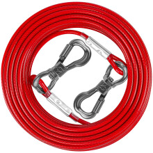 Xiaomi 50FT Hondenbinderkabel Hondenkabels voor buiten Heavy Duty 8/10/15/20/30/50FT Pet Runner Tether Chain Lead Buiten voor kleine middelgrote