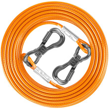 XiaZ hundkabel 30ft hundkablar fr tunga grdsplaner 8/10/15/20/30/50ft husdjurslpare Tether-kedja utanfr fr sm medelstora hundar upp till 12