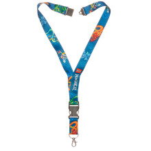 LEGO Lanyard Nekkoord voor sleutelhangers Afneembaar koord voor telefoonsleutels ID-badge met sluiting en snelsluiting Sterker samen