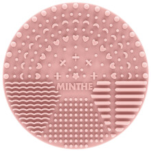 MINTHE Make-up-Pinsel-Reinigungsmatte | 2er-Pack | Silikon-Make-up-Reinigungspad