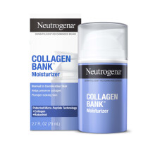 Neutrogena Collagen Bank Crema Hidratante Facial, Tamaño Grande, Anti-Envejecimiento, Bakuchiol, Apoya Colágeno Natural