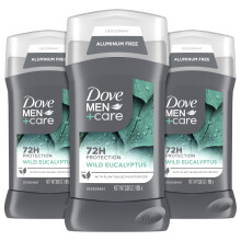 Dove Men+Care Aluminiumfreies 3er Pack Wild Eucalyptus Deodorant für Männer 3 oz