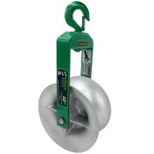 STATEN TOOLS 12"""" DIAMETER PULLING SHEAVE  PULLER  CABLE  HOOK  ROPE  WIRE  UP TO 6500lb CAPACITY