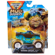 Monster Jam Mud Blasters Mudana de cor Srie 1 Blue Thunder Die-Cast Monster Truck