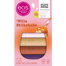eos Flavor Lab Secret Menu Lippenbalsam-Geschenkset Nilla Milkshake, limitierte Auflage, feuchtigkeitsspendend, fr trockene Lippen, Sortenpa