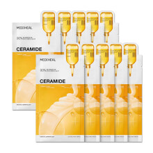 Mediheal Ceramide Essential Sheet Mask Moisture Barrier 10 pcs. 90% Ceramide & 4X Ceramide Liposome Technology for intense hydration and strength