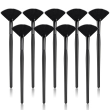9 pezzi spazzole per maschere per ventole facciali morbide per applicatore facciale strumenti per il trucco glicolico per bucce per crema di fango (n